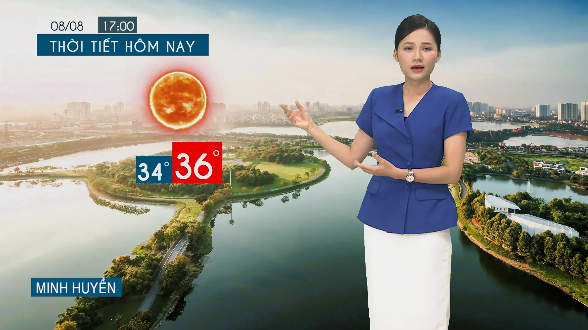 Dự báo thời tiết tối | 08/08/2025